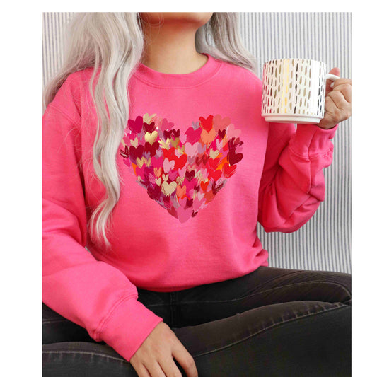 Heart Graphic Sweatshirt