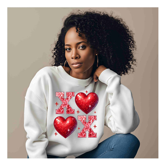 XOXO Valentine Sweatshirt - Unisex Crewneck